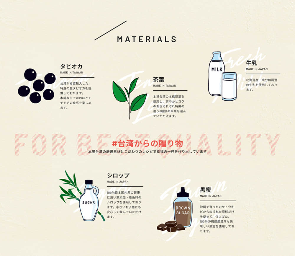 Tapioca Hero 日本珍珠奶茶網頁產品細節
